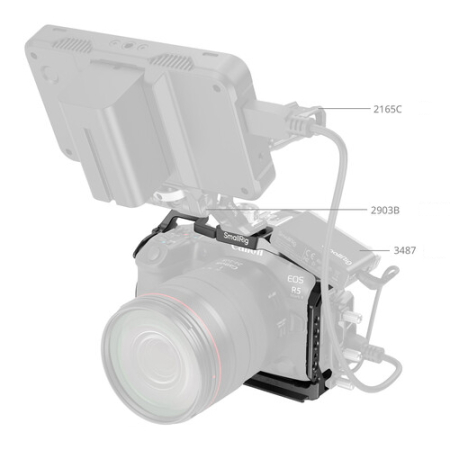 SmallRig 4978B - klatka do Canon EOS R5 Mark II (Arca-Swiss) - przykład użycia